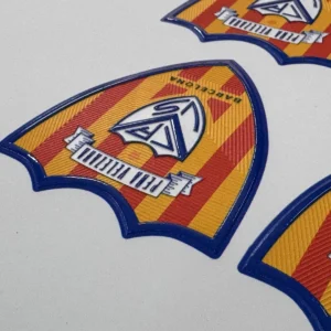 Patches 3D silicone têxtil personalizados com relevo real - DTF Portugal